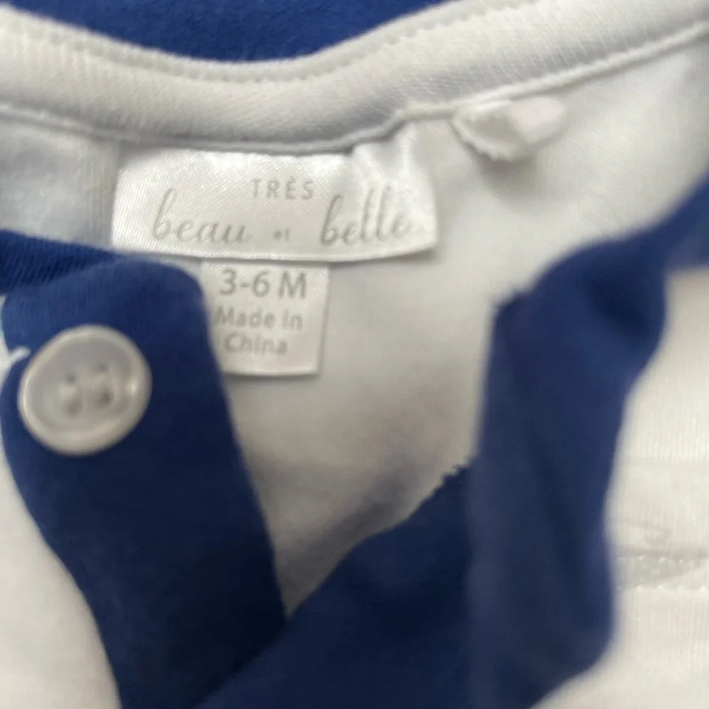 Baby Boy Bundle 3-6 months longsleeve  one piece sleepers